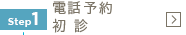 step1 電話予約 初診